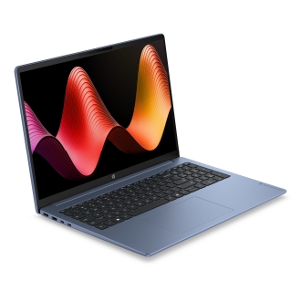 HP OmniBook 3 Laptop 16-by0008ns AMD Ryzen 7 Portátil 40,6 cm (16") 2K 16 GB DDR5-SDRAM 1 TB SSD Wi-Fi 6 (802.11ax) FreeDOS Azul, Gris