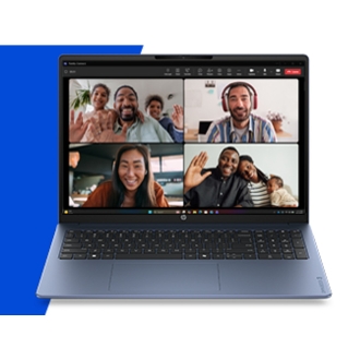 HP OmniBook 3 Laptop 16-by0008ns AMD Ryzen 7 Portátil 40,6 cm (16") 2K 16 GB DDR5-SDRAM 1 TB SSD Wi-Fi 6 (802.11ax) FreeDOS Azul, Gris