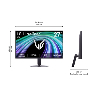 LG 27G523B-B pantalla para PC 68,6 cm (27") 1920 x 1080 Pixeles Full HD LCD Negro