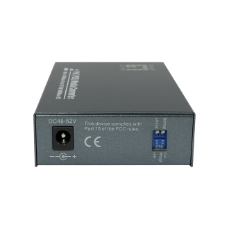CONVERSOR DE MEDIOS GIGABIT LEVELONE  RJ45 A SC, PoE PSE MONOMODO 1310nm 20km GVT-2014