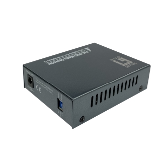 CONVERSOR DE MEDIOS GIGABIT LEVELONE  RJ45 A SC, PoE PSE MONOMODO 1310nm 20km GVT-2014