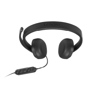 HEADSET LENOVO WIRED VOIP HEADSET 5000 NEGRO CON MICROFONO USB-C USB-A TEAMS