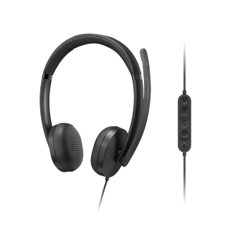 HEADSET LENOVO WIRED VOIP HEADSET 5000 NEGRO CON MICROFONO USB-C USB-A TEAMS