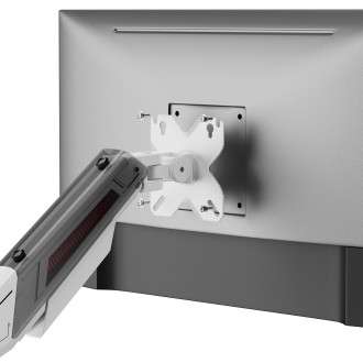 SOPORTE DE MESA GAMING EQUIP 650191 DOS PANTALLAS 17"-38" COLOR BLANCO HASTA 16KG POR PANTALLA