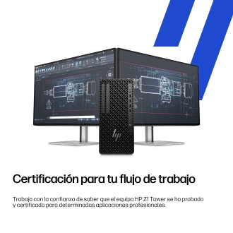 Ordenador hp z1 tower g1i workstation u7 - 265 -  16gb -  ssd 512gb -  w11p