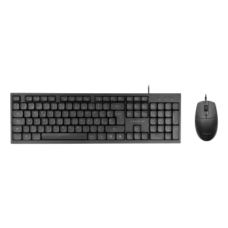 TECLADO Y MOUSE TACENS ANIMA ACP02ES TECLADO USB Y MOUSE USB 1600DPI ITALIANO NEGRO