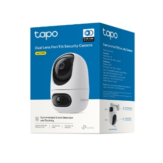 CAMARA INTERIOR IP TP-LINK TAPO C245D 2X 2K 3MP DUAL LENS PAN TILT WI-FI AUDIO BIDIRECCIONAL BLANCO