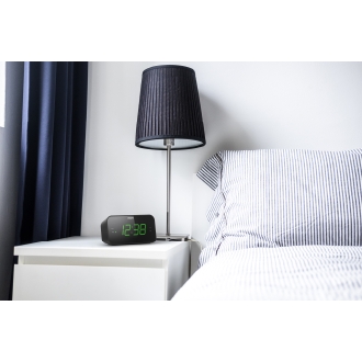 Radio Despertador Philips Tar3306/12 Sintonizacion Digital Color Negro Alarma Dual