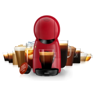 CAFETERA KRUPS PICCOLO XS DOLCE GUSTO 1600 W, 15 bar Color ROJO