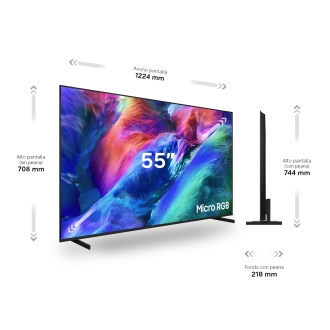 Samsung TV 55" 4K Micro RGB R85H Vision AI Smart TV (2026)