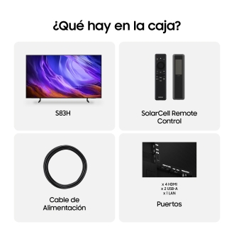 Samsung TV 55" OLED S83H 4K Vision AI Smart TV (2026)
