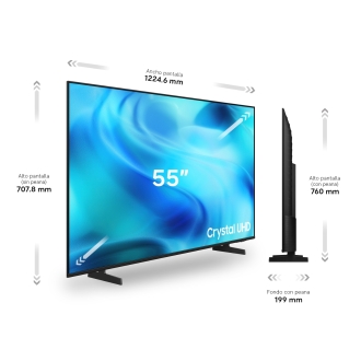 TV SAMSUNG 55 TU55U7005H CRYSTAL UHD SMART TV BT