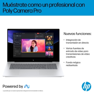 Portátil hp omnibook 7 ia 17 - dc0001nsx u5 - 226v -  16gb -  ssd 1tb -  17.3 pulgadas fhd -  w11h