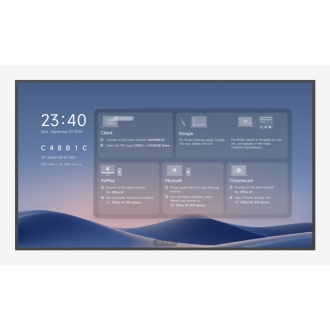MAXHUB ND50CMB pantalla de señalización Pantalla plana para señalización digital 127 cm (50") LED Wifi 500 cd / m² 4K Ultra HD Negro Procesador incorporado Android 24/7