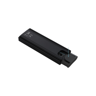 TooQ Caja Externa para SSD M.2 NVMe PICe, Negra