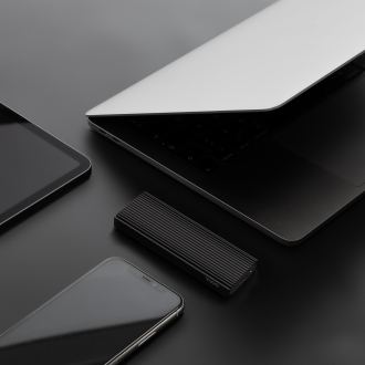 TooQ Caja Externa para SSD M.2 NVMe PICe, Negra
