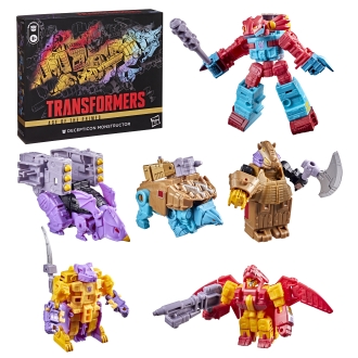 Figuras hasbro transformers age of the prime decepticon monstructor