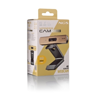 WEBCAM NGS XPRESSCAM 4000 4K UHD 3840x2160 12MP SONY CMOS MICROFONO USB 2.0 TAPA PRIVACIDAD