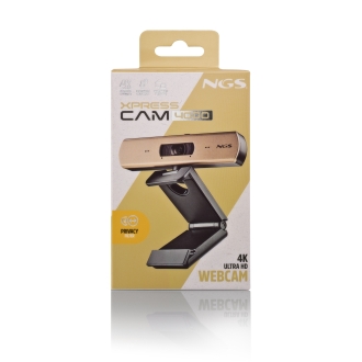 WEBCAM NGS XPRESSCAM 4000 4K UHD 3840x2160 12MP SONY CMOS MICROFONO USB 2.0 TAPA PRIVACIDAD