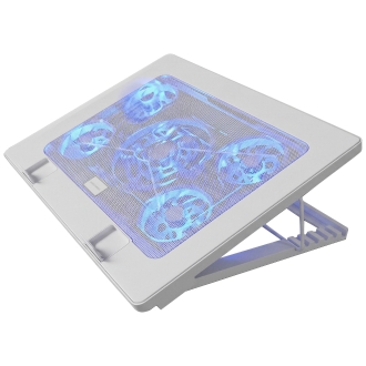 BASE DE REFRIGERACION PARA PORTATILES MARS GAMING MNBC2 5 VENTILADORES ULTRA SILENCIOSOS HASTA 17.3"