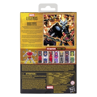 Figura hasbro marvel legends series build a figure marvel's box ghost rider (robbie reyes)