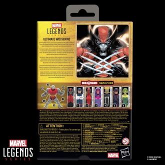 Figura hasbro marvel legends series build a figure marvel's box ultimate wolverine