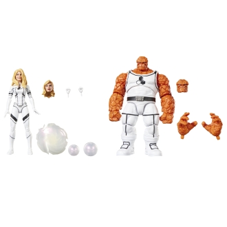 Figura hasbro marvel legends series marvel's the thing & marvel's invisible woman