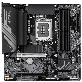 GIGABYTE B760M GAMING X WIFI6E GEN5 Placa Base  Compatible con procesadores Intel Core 14ª generación, VRM de 8+1+1 fases, hasta 5600 MHz DDR5, 2 x M.2 PCIe 4.0, Wi-Fi 6E, LAN 2.5 GbE, USB 3.2 Gen 1