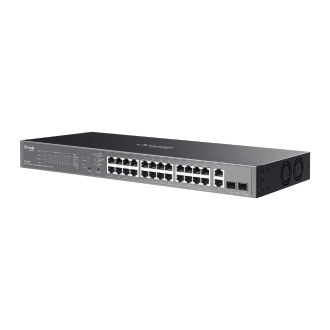 TP-Link ES228GP switch Gestionado L2 Gigabit Ethernet (10/100/1000) Energía sobre Ethernet (PoE) Negro