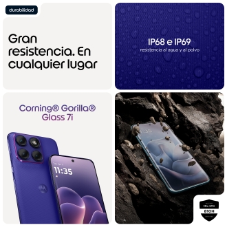 Motorola edge 70 fusion 17,2 cm (6.78") SIM doble Android 16.0 5G USB Tipo C 8 GB 256 GB 7000 mAh Violeta