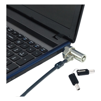 CABLE DE SEGURIDAD CONCEPTRONIC NANO CUSTODIO02BNM CON LLAVE COMPATIBLE CON LLAVE MAESTRA