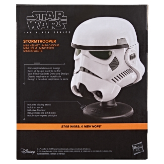 Mini casco hasbro star wars the black series stormtrooper