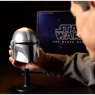 Mini casco star wars the black series the mandalorian