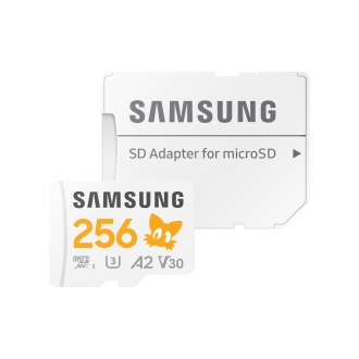MEMORIA SD MICRO 256GB SAMSUNG SDXC PRO PLUS CLASE V30 CON ADAPTADOR A SD MB-MD256SA/LC1