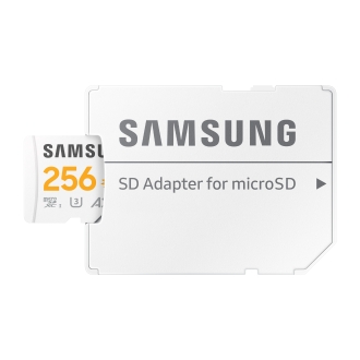 MEMORIA SD MICRO 256GB SAMSUNG SDXC PRO PLUS CLASE V30 CON ADAPTADOR A SD MB-MD256SA/LC1