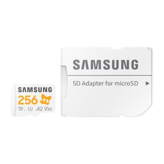 MEMORIA SD MICRO 256GB SAMSUNG SDXC PRO PLUS CLASE V30 CON ADAPTADOR A SD MB-MD256SA/LC1