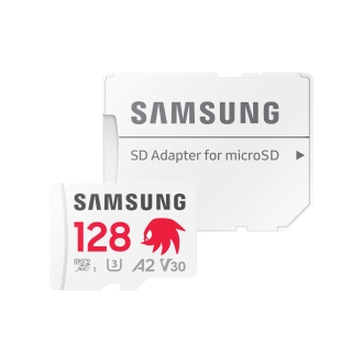 MEMORIA SD MICRO 128GB SAMSUNG SDXC PRO PLUS CLASE V30 CON ADAPTADOR A SD MB-MD128SA/LC1