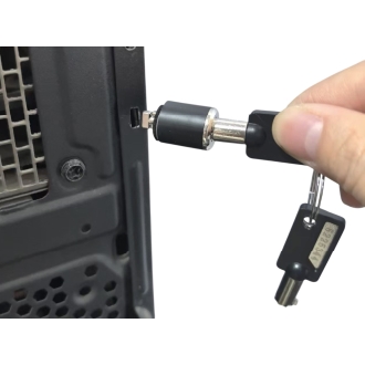 CERRADURA DE SEGURIDAD CON LLAVE CONCEPTRONIC CUSTODIO03BSM PARA CHASIS COMPATIBLE CON LLAVE MAESTRA