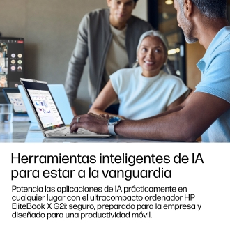HP EliteBook X G2i 14 inch Notebook Next Gen AI PC Wolf Pro Security Edition Copilot+ PC Intel Core Ultra 5 325 Portátil 35,6 cm (14") WUXGA 32 GB LPDDR5x-SDRAM 512 GB SSD Wi-Fi 7 (802.11be) Windows 11 Pro Plata