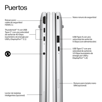 Portatil hp elitebook 8 g2i notebook next gen ai u7 - 356h -  32gb -  ssd 512gb -  14 pulgadas fhd+ -  w11p