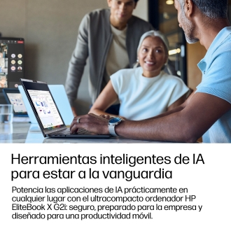 HP EliteBook X G2i 14 inch Notebook Next Gen AI PC Wolf Pro Security Edition Copilot+ PC Intel Core Ultra 5 325 Portátil 35,6 cm (14") 3K 32 GB LPDDR5x-SDRAM 512 GB SSD Wi-Fi 7 (802.11be) Windows 11 Pro Azul