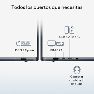 ASUS Zenbook 14 OLED UX3480AA-SU535W - Ordenador Portátil " WQXGA+ 120Hz (Intel Core Ultra 7 355, 24GB RAM, 512GB SSD, Graphics, Windows 11 Home) Azul ártico - Teclado QWERTY español