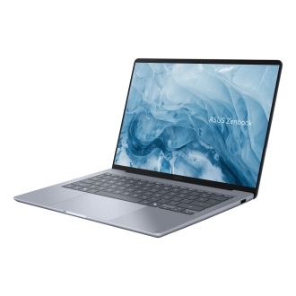 ASUS Zenbook 14 OLED UX3480AA-SU535W - Ordenador Portátil " WQXGA+ 120Hz (Intel Core Ultra 7 355, 24GB RAM, 512GB SSD, Graphics, Windows 11 Home) Azul ártico - Teclado QWERTY español
