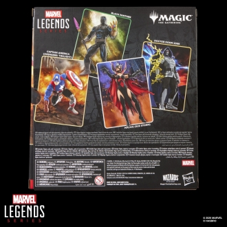 Figura hasbro marvel legends series x magic: the gathering capitan america