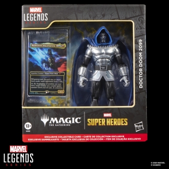 Figura hasbro marvel legends series x magic: the gathering dr. doom 2099