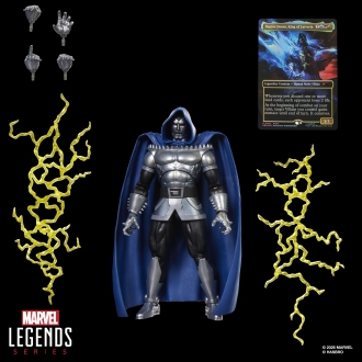 Figura hasbro marvel legends series x magic: the gathering dr. doom 2099
