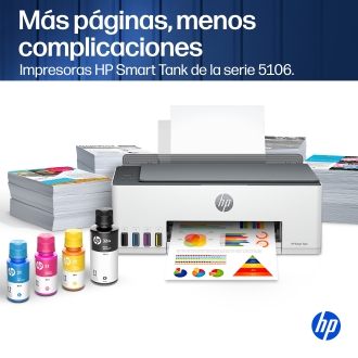 HP SMART TANK 5106 MFP COLOR 12PPM5PPM 1200 X 1200 P PP