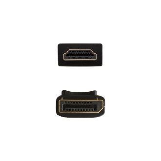 Cable AISENS Conversor DISPLAYPORT a HDMI, DP/M-HDMI/M, Negro, 2.0 Metros