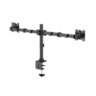 SOPORTE DE MESA EQUIP 650177 PARA 2 PANTALLAS 13"-35" DE BRAZO INCLINABLE Y GIRATORIO 360Âº MAX. VESA