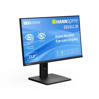 MONITOR 24" USB-C DP HDMI HANNSPREE EB241CJB TRANSFLECTIVE FHD 75Hz 6ms ALTAVOZ REGULABLE NEGRO